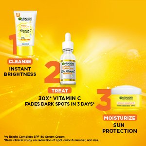Step regimen for Instant Bright skin